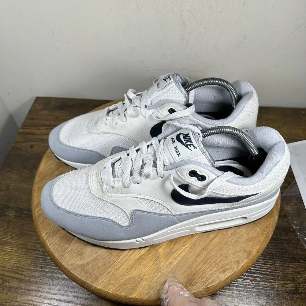 Nike Air Max 1 Shoes Mens Size 12 White Gray Black FD9082-002 Retro Sneakers_3